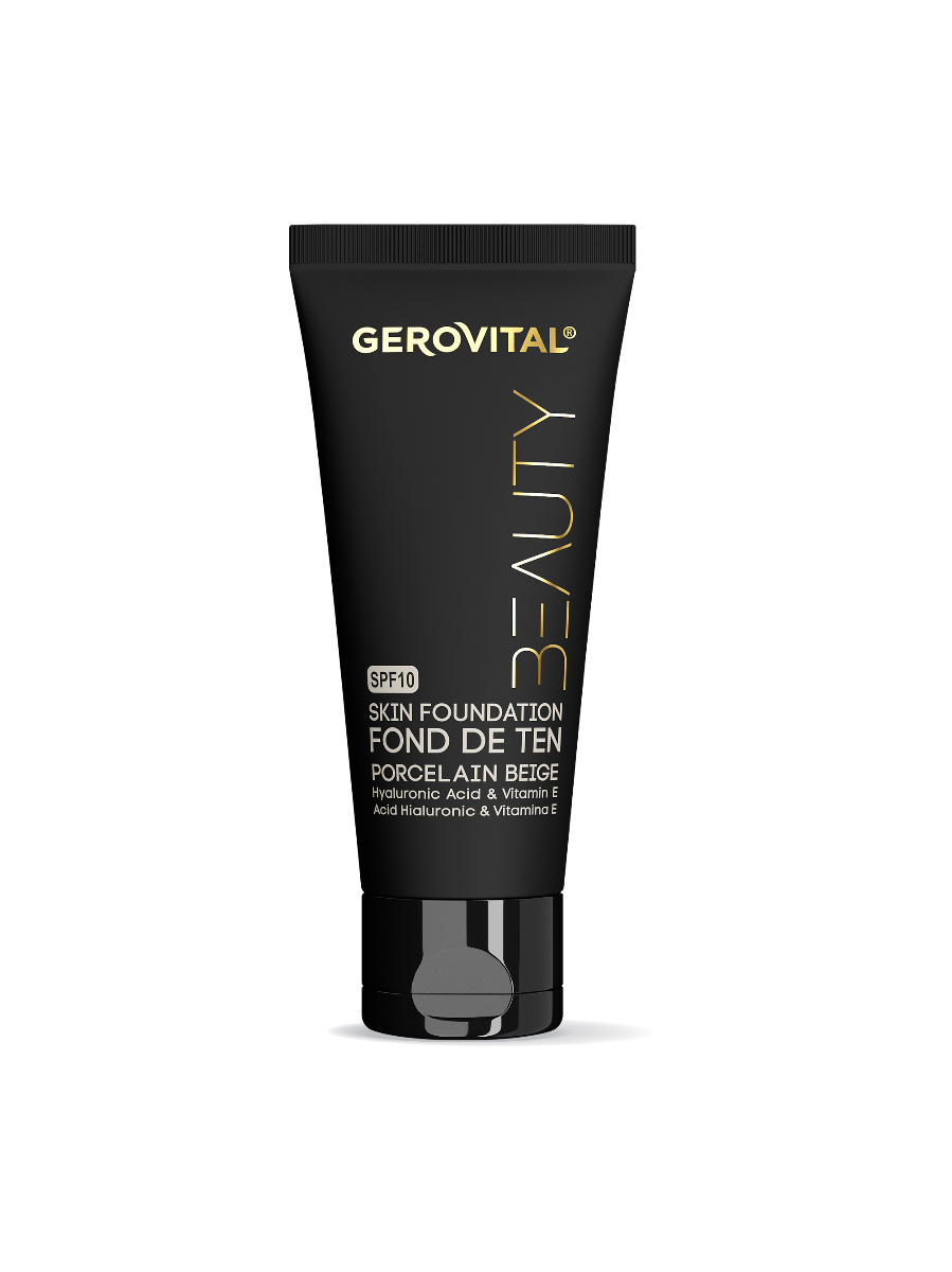 GEROVITAL Beauty Bronze Beige Течна пудра со СПФ 10, 30 мл